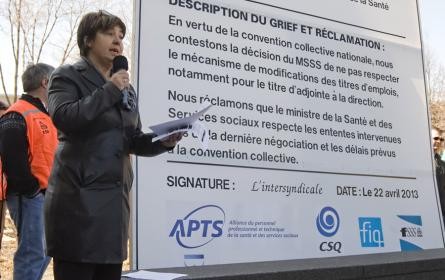 Titres d’emploi dans le réseau public de la santé et des services sociaux