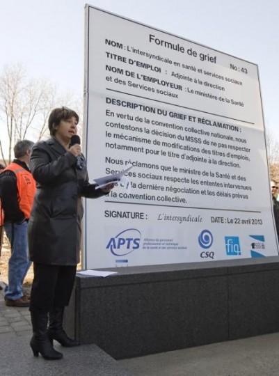 Titres d’emploi dans le réseau public de la santé et des services sociaux