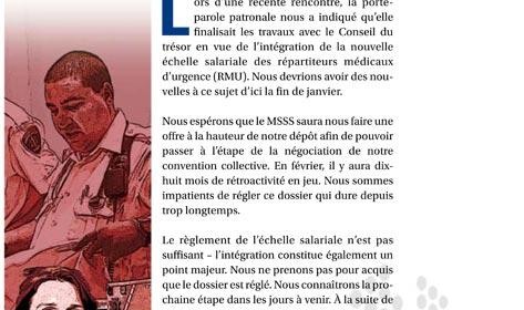 Échelle salariale des RMU : la balle est dans le camp du ministère