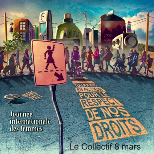 8 mars 2011 : Toujours en action, pour le respect de nos droits!