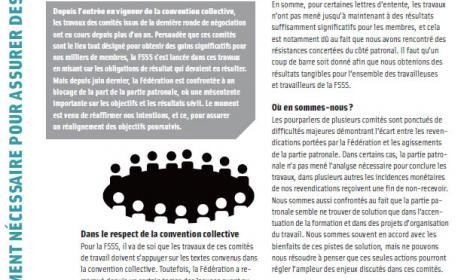 Bulletin Info-Négo d’octobre 2012