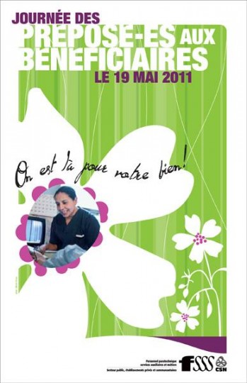 Journée des préposé-es aux bénéficiaires le 19 mai 2011