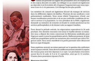 Bulletin d’information secteur public