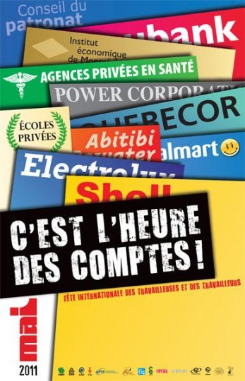 Journée internationale des travailleuses et travailleurs : C’est l’heure des comptes!