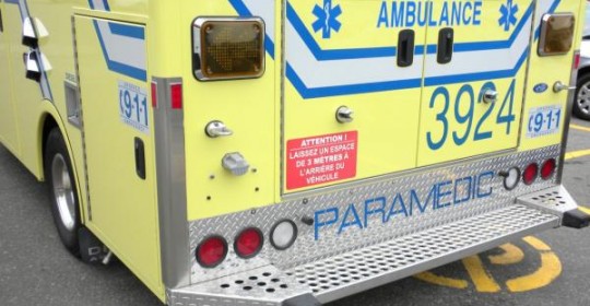 Les ambulanciers en moyens de pression
