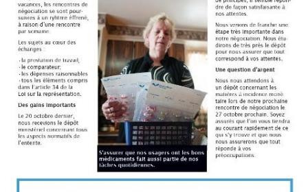 Bulletin d’information des RI-RTF du 26 octobre 2011