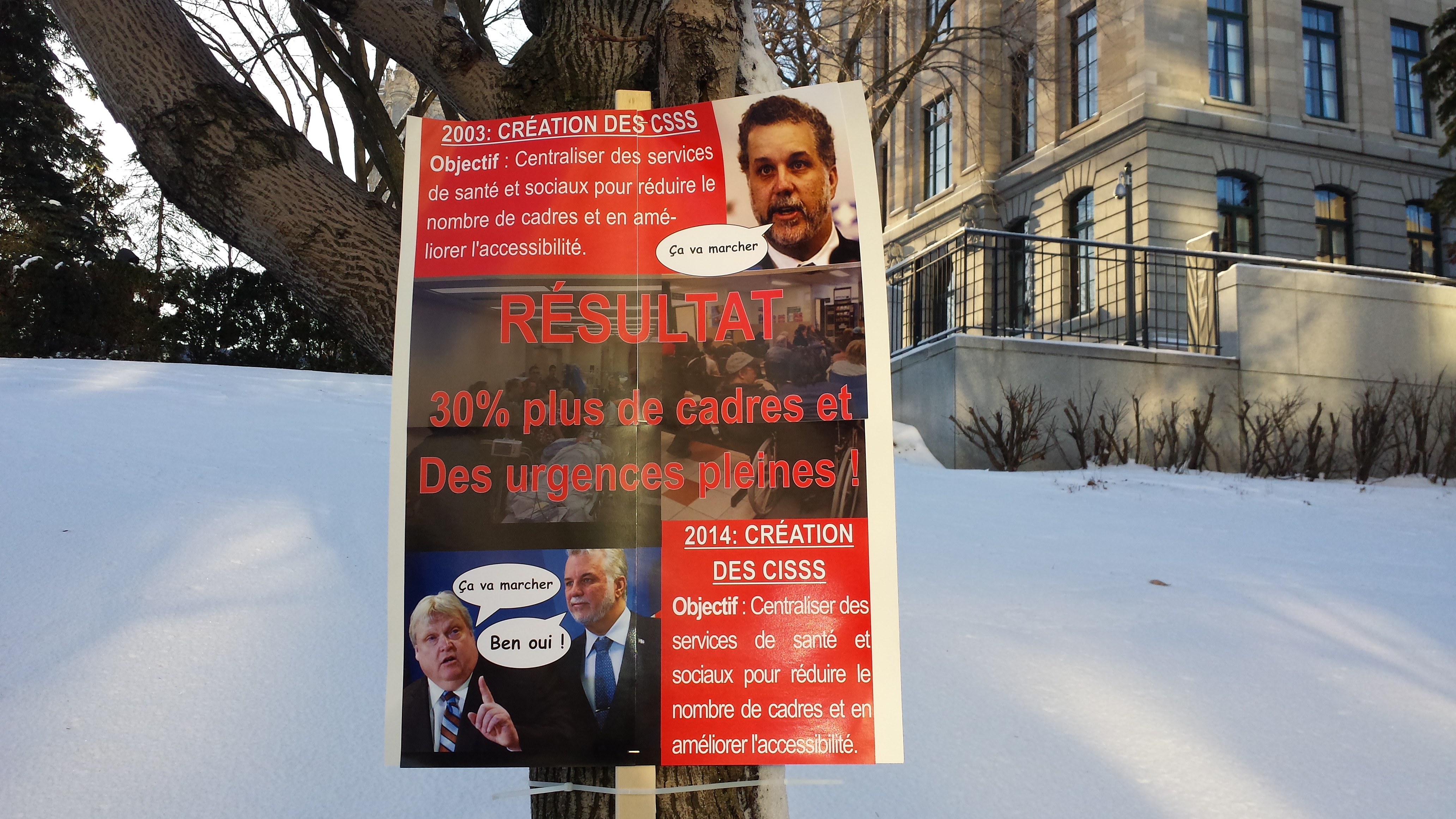 La FSSS–CSN met en lumière les contradictions libérales