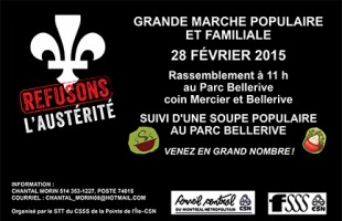 Grande marche populaire et familiale dans l’est de Montréal