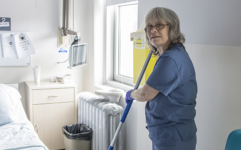 Une force pour le personnel en entretien ménager