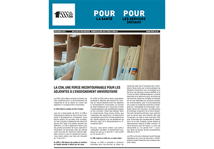 La CSN, une force incontournable pour les adjointes à l’enseignement universitaire