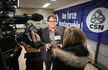La CSN demande un réinvestissement massif dans les services publics en Estrie
