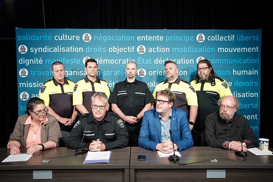 La CSN exige l’augmentation des effectifs de paramédics sur la route