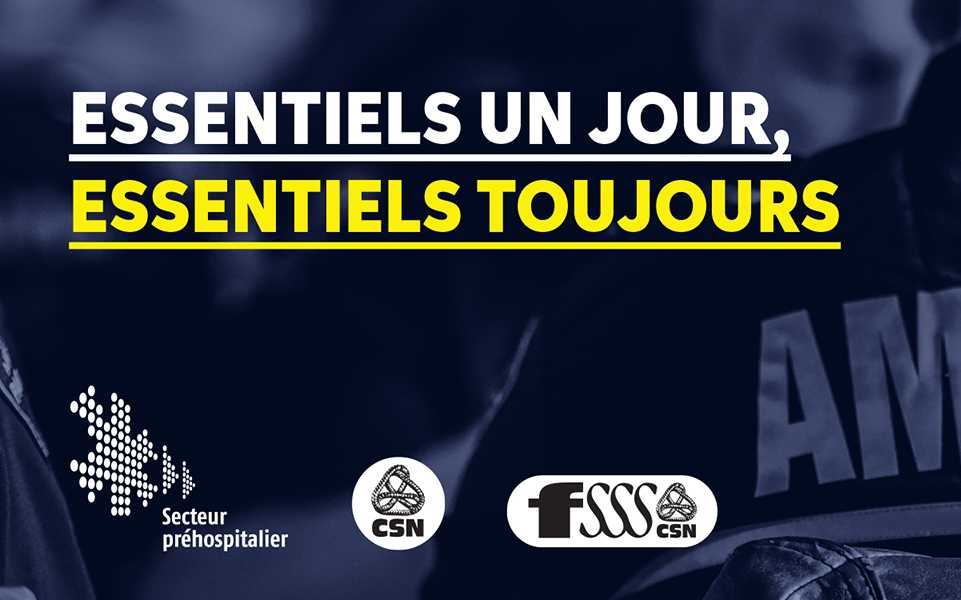 Info-Négo no 1 du secteur préhospitalier