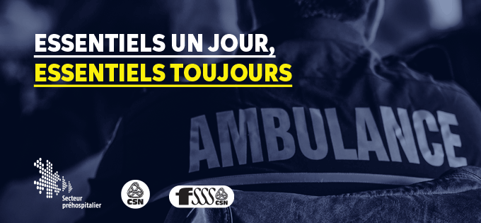 Info-Négo #4 du secteur préhospitalier