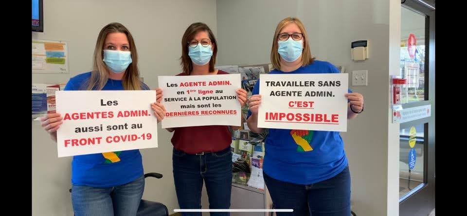 Le personnel administratif demande reconnaissance et respect