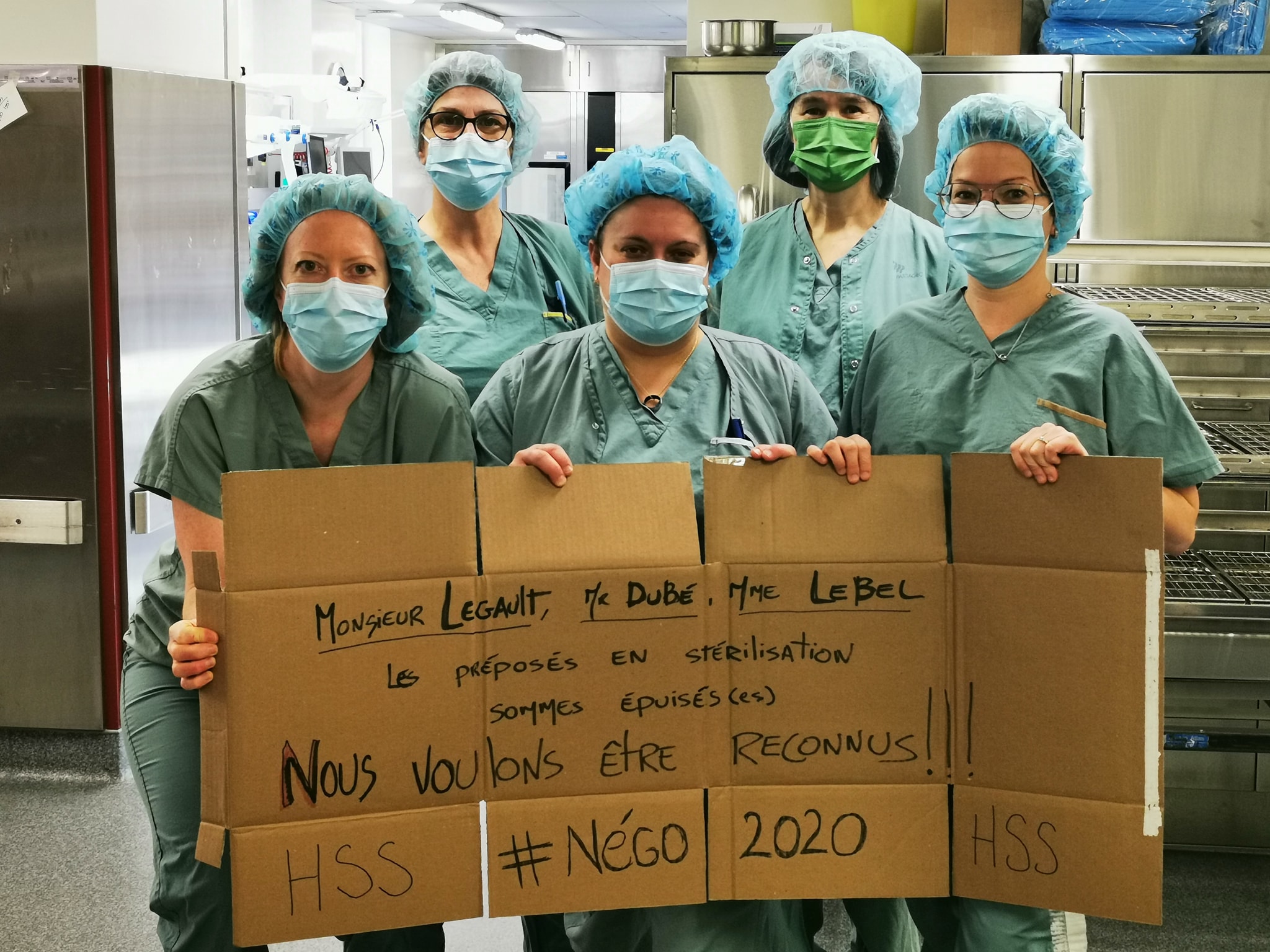 Le personnel en retraitement des dispositifs médicaux demande reconnaissance et respect
